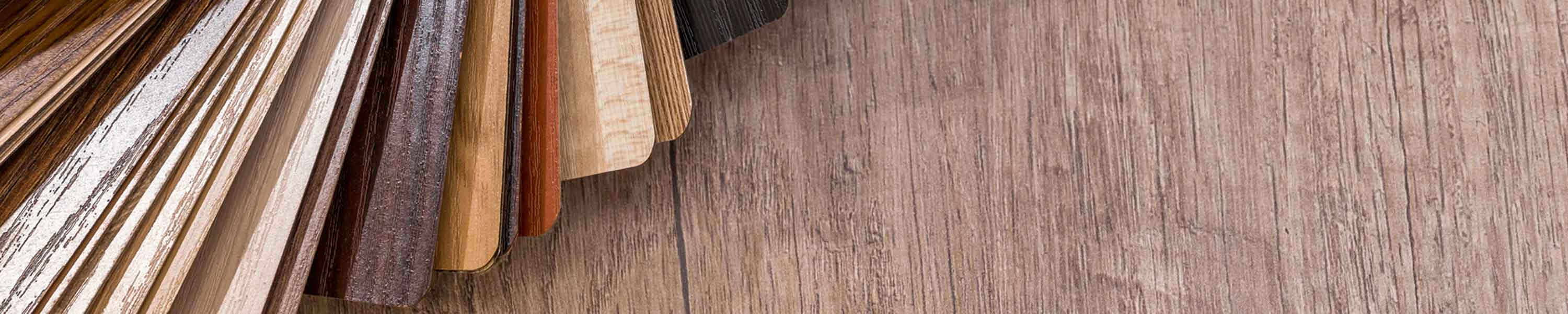 Holzfußboden mit Muster Fächer